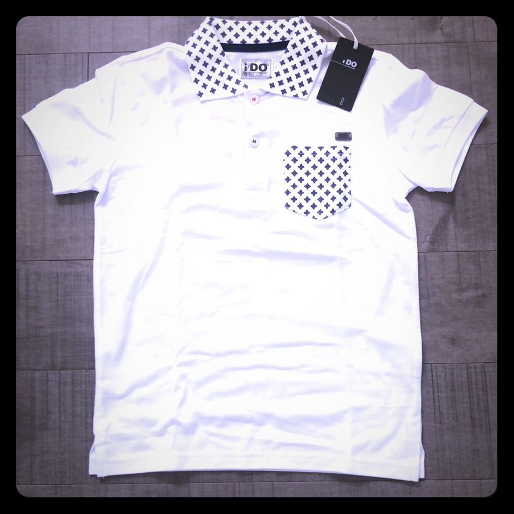 White polo t-shirt